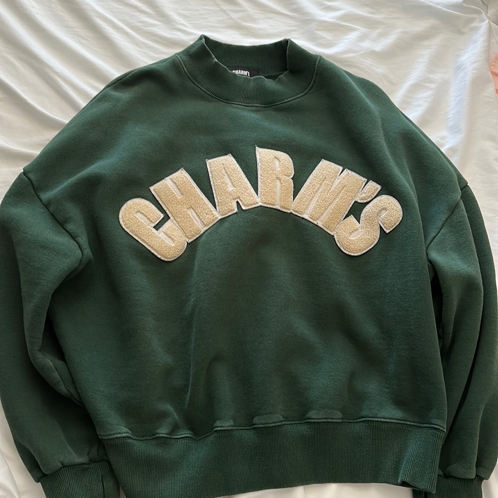 Forest green sweater from Japan